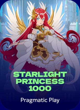 Anime-style red-haired princess in Starlight Princess 1000 slot