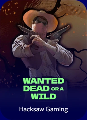Masked cowboy crossing pistols in Wanted Dead or a Wild