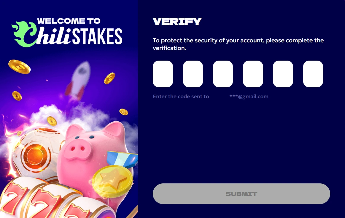Code verification form